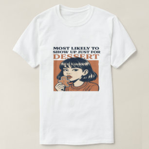 sannolikt jul efterrätt, för bagare t shirt