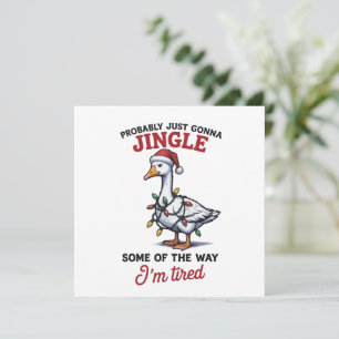 Sannolikt Kommer Bara Att Klinga Lite Jul Xmas Julkort
