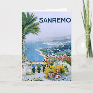 Sanremo, hälsningskort för Italien Kort
