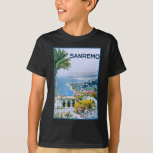 Sanremo, Italien Kids Mörk T-Shirt
