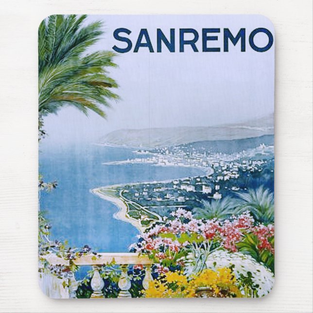 Sanremo, Italien Mousemat Musmatta (Framsidan)