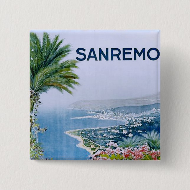 Sanremo, Italien Square-knapp Knapp (Framsida)
