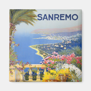 Sanremo Italien vintage resor Magnet