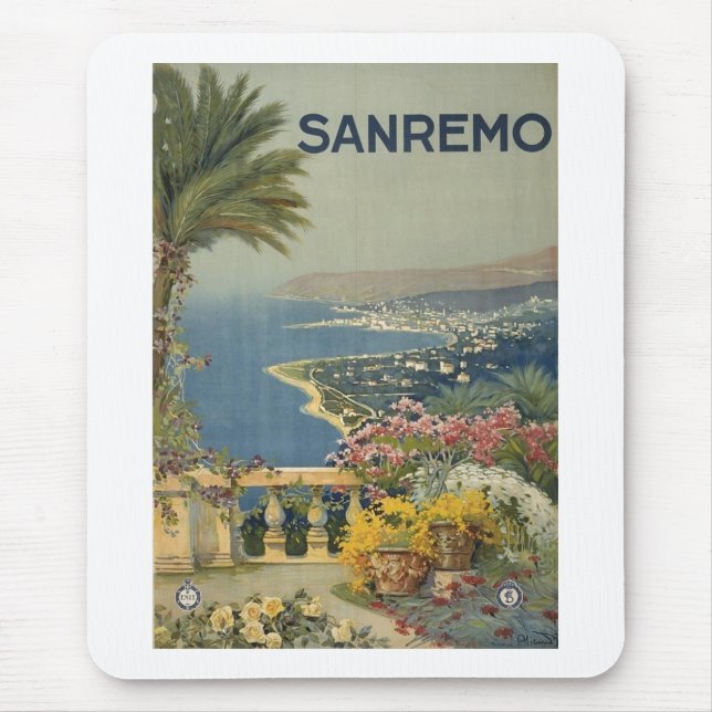 Sanremo poster 1920 musmatta (Framsidan)