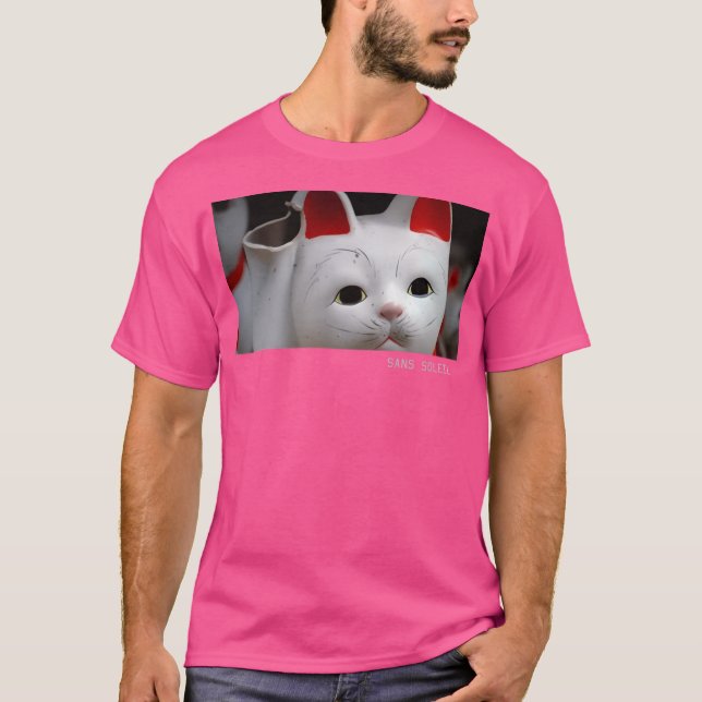 Sans Soleil Cats 2 T Shirt (Framsida)