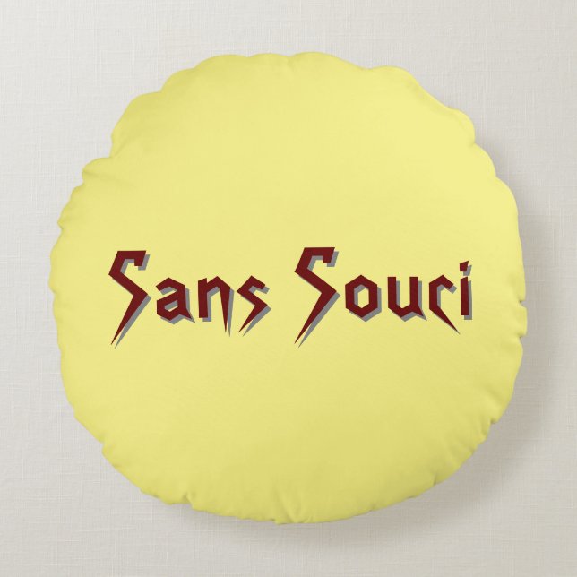 Sans Souci Round Pillow Rund Kudde (Framsidan)