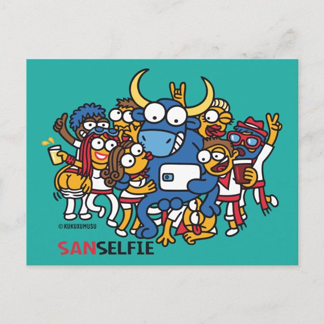 Sanselfie Vykort (Framsida)