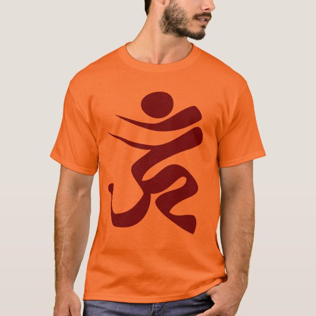 Sanskrit Aum T-shirt (Framsida)