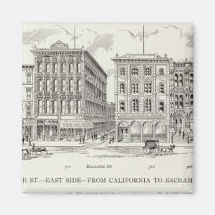Sansome Öster side California och Sacramento Magnet