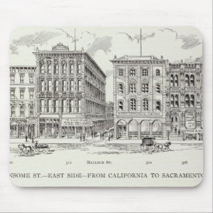 Sansome Öster side California och Sacramento Musmatta