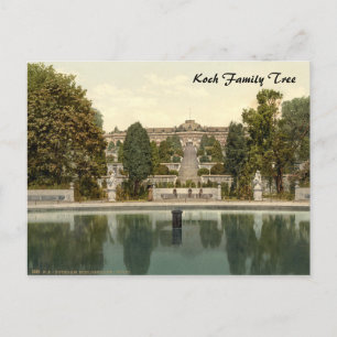 Sanssouci Palace, Potsdam, Berlin, Tyskland Vykort