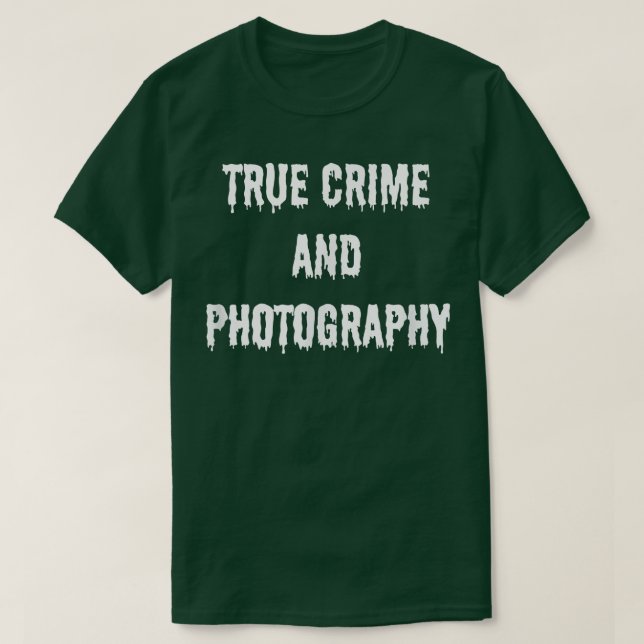 Sant brott och fotografi som talas på Halloween Hö T Shirt (Design framsida)