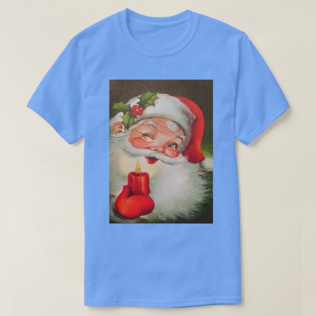 Sant Claus Winking T Shirt (Design framsida)