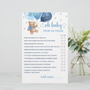 Sant eller falskt - Nalle för babybabybabykläder