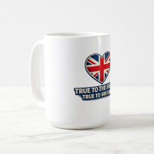 Sant för hjärtat, sant för Storbritannien – Union Kaffemugg