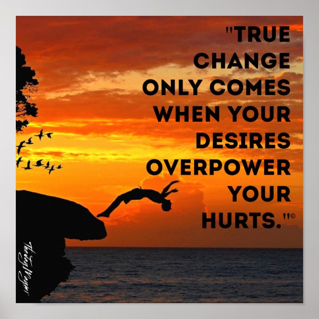 "Sant förändring" Poster (Framsidan)