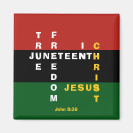 SANT FRIHET I CHRIST Christian Junttonde Magnet