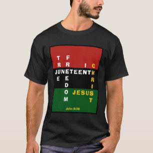 SANT FRIHET I CHRIST Christian Junttonde T Shirt
