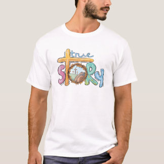 Sant Historia Kors Jesus Påskdag Kristna Han är T Shirt