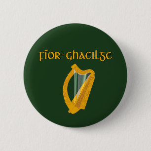 SANT IRISH Gaelic Celtic Culture 2,25 in. Knapp