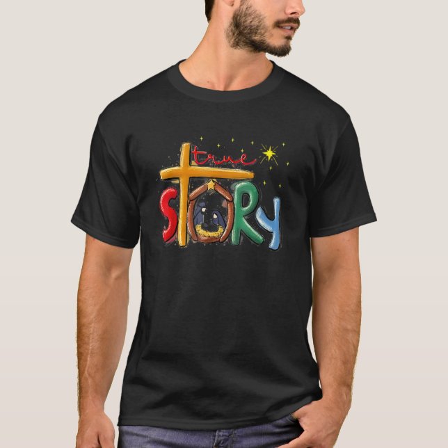 Sant jultomhet Jesus Christian Chri T Shirt (Framsida)
