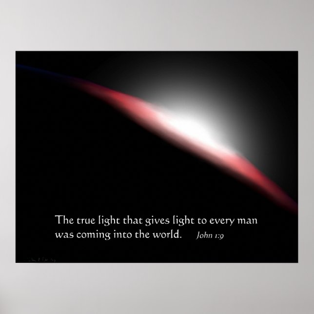 Sant ljus poster (Framsidan)