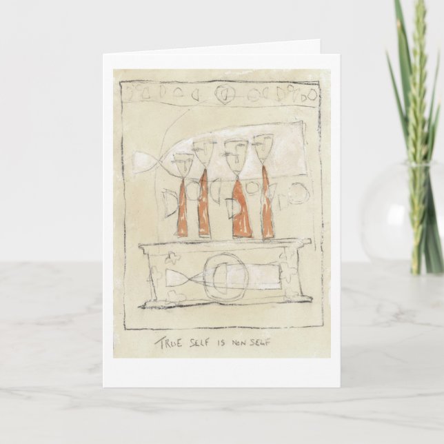 Sant själv är inte sig själv kort (Framsida)