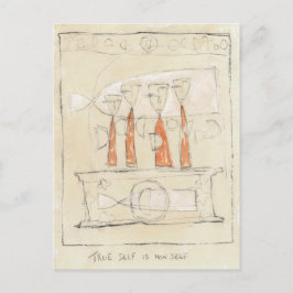 Sant själv är inte sig själv vykort