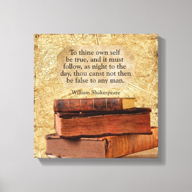 Sant själv - konturutskrift canvastryck (Framsida)