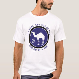 Sant själv - Lila/svart design T Shirt