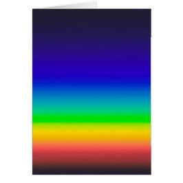 Sant solspektrum hälsningskort