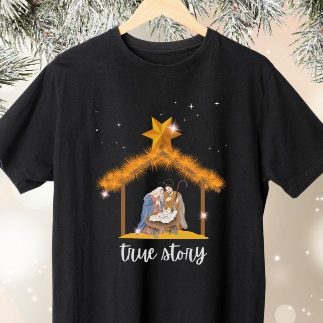 Sant Story Christian Jul Nativitet Jesus T Shirt (Skapare uppladdad)