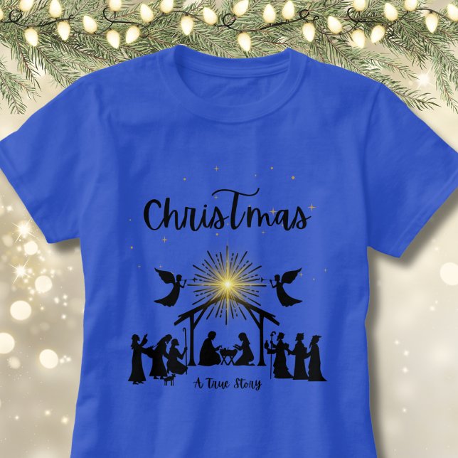 Sant Story Christian Jul Nativitet Jesus T Shirt (Skapare uppladdad)