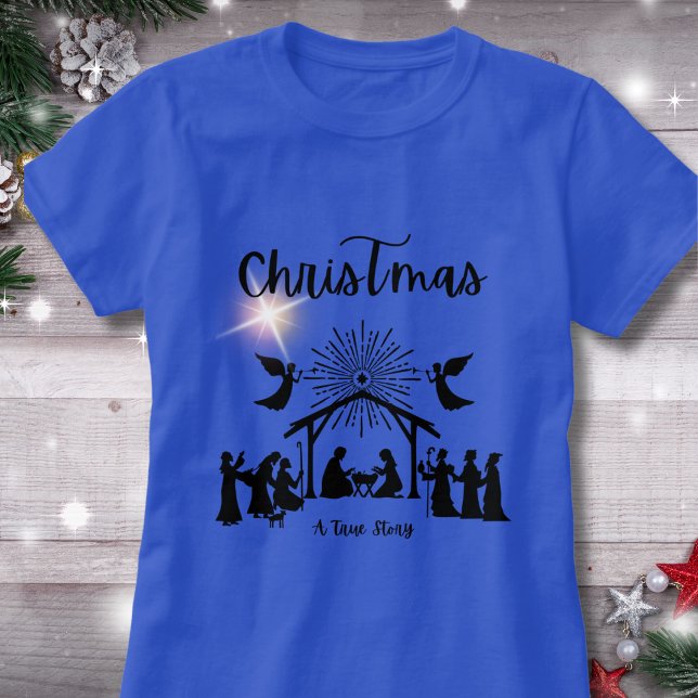 Sant Story Christian Jul Nativitet Jesus T Shirt (Skapare uppladdad)