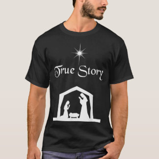Sant story Ntivity Shirt jul Birth of Jesus T Shirt