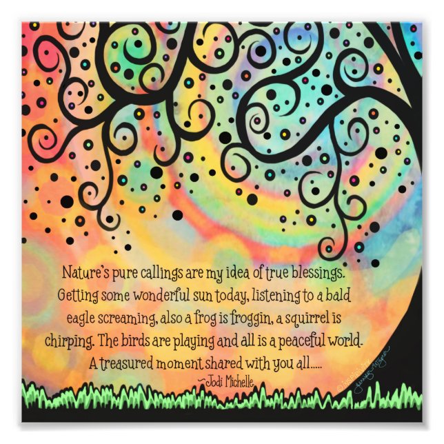 Sant välsignelse fototryck (Framsidan)