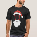 Santa 11 Years Old Graphic 11th Birthday Christma T Shirt<br><div class="desc">Tomten 11 år gammal grafik 11:e födelsedagsjulen</div>