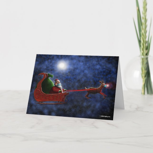 Santa 2020 av RyGuy Art Helgkort (Framsida)