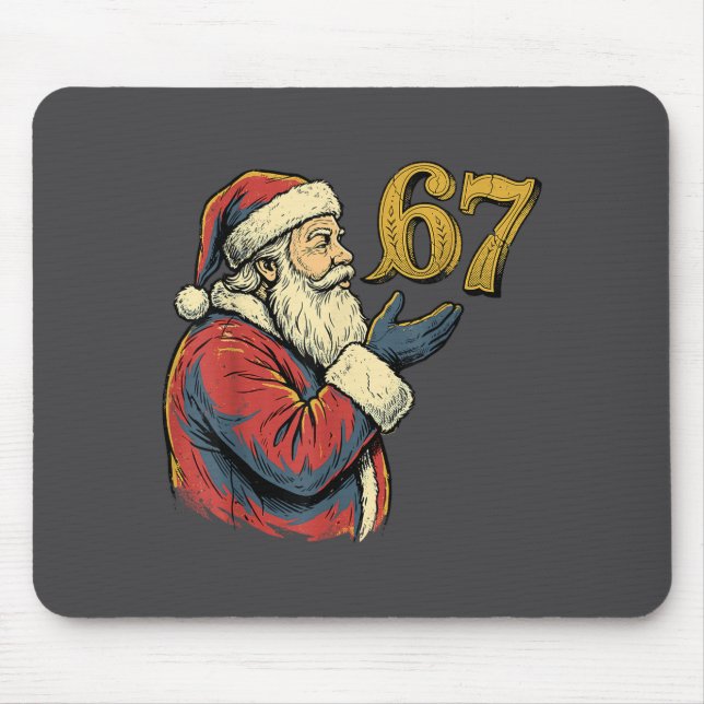 Santa 67 Number Funny Christmas Meme Se  Musmatta (Framsidan)