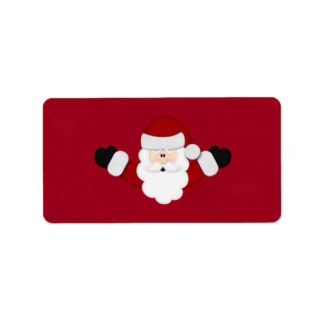 Santa Adressetikett (Framsidan)