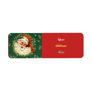 Santa Adressetiketter Returadress Etikett