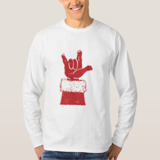 Santa älskar dig tshirten tröja