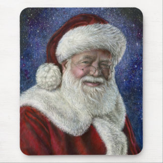 Santa amongst stjärnorna musmatta