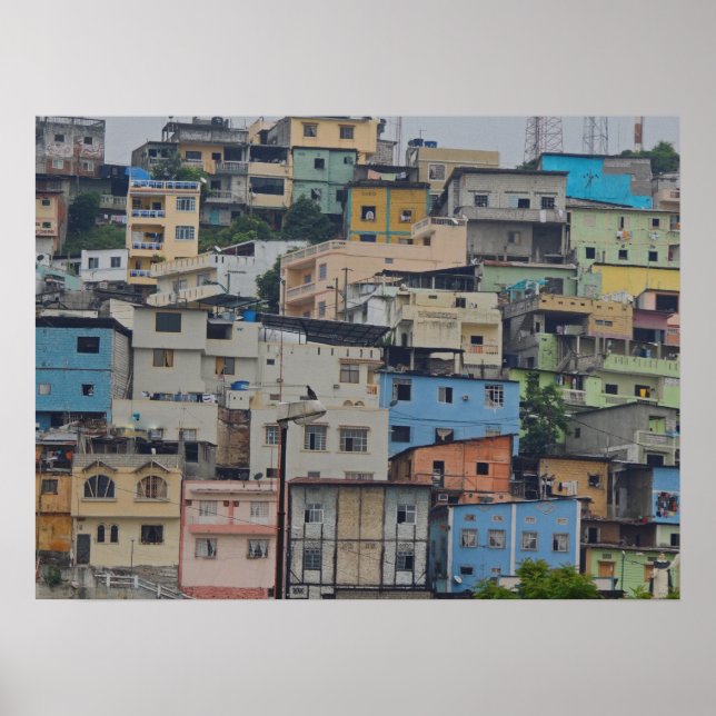 Santa Ana Backe - Guayaquil Ecuador Poster (Framsidan)