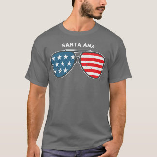 Santa Ana California CA US Cities America 4th of J T Shirt