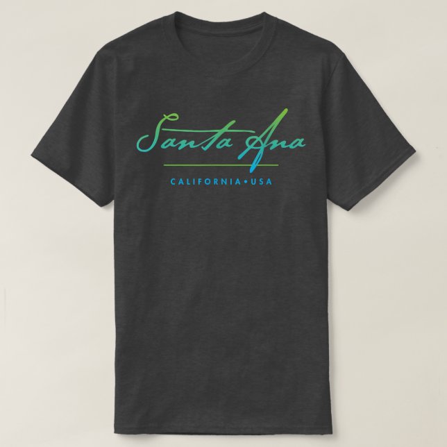 Santa Ana California  T Shirt (Design framsida)