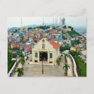 Santa Ana Chapel, Guayaquil, Ecuador Vykort
