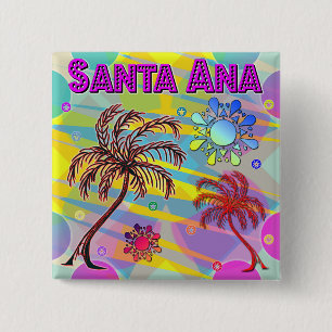Santa Ana Lycklig och Hope Button Knapp