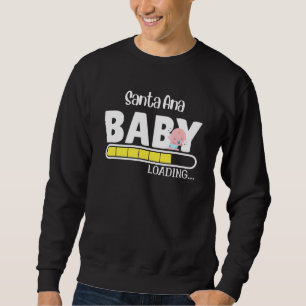 Santa Ana Native Pride Funny State Baby Parent Mam Lång Ärmad Tröja