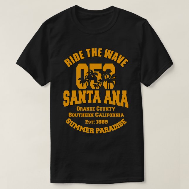 Santa Ana Orange County California USA T Shirt (Design framsida)
